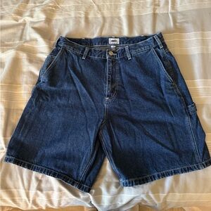 Obey Dark Blue Jean Shorts